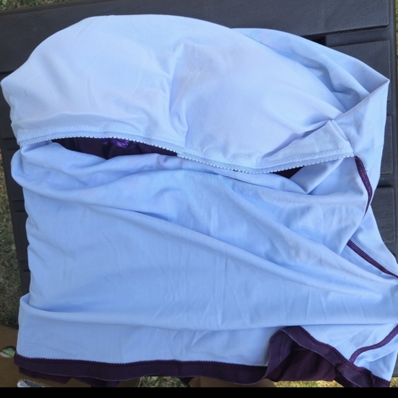 NWOT- Floral- Long Sleeved Rashgard- Bathing Suit Top with Built in Bra- Size XL - Picture 7 of 7